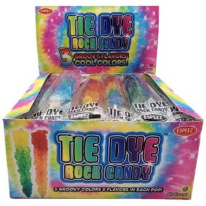 Espeez 3 Color Tie Dye Rock Candy 24ct